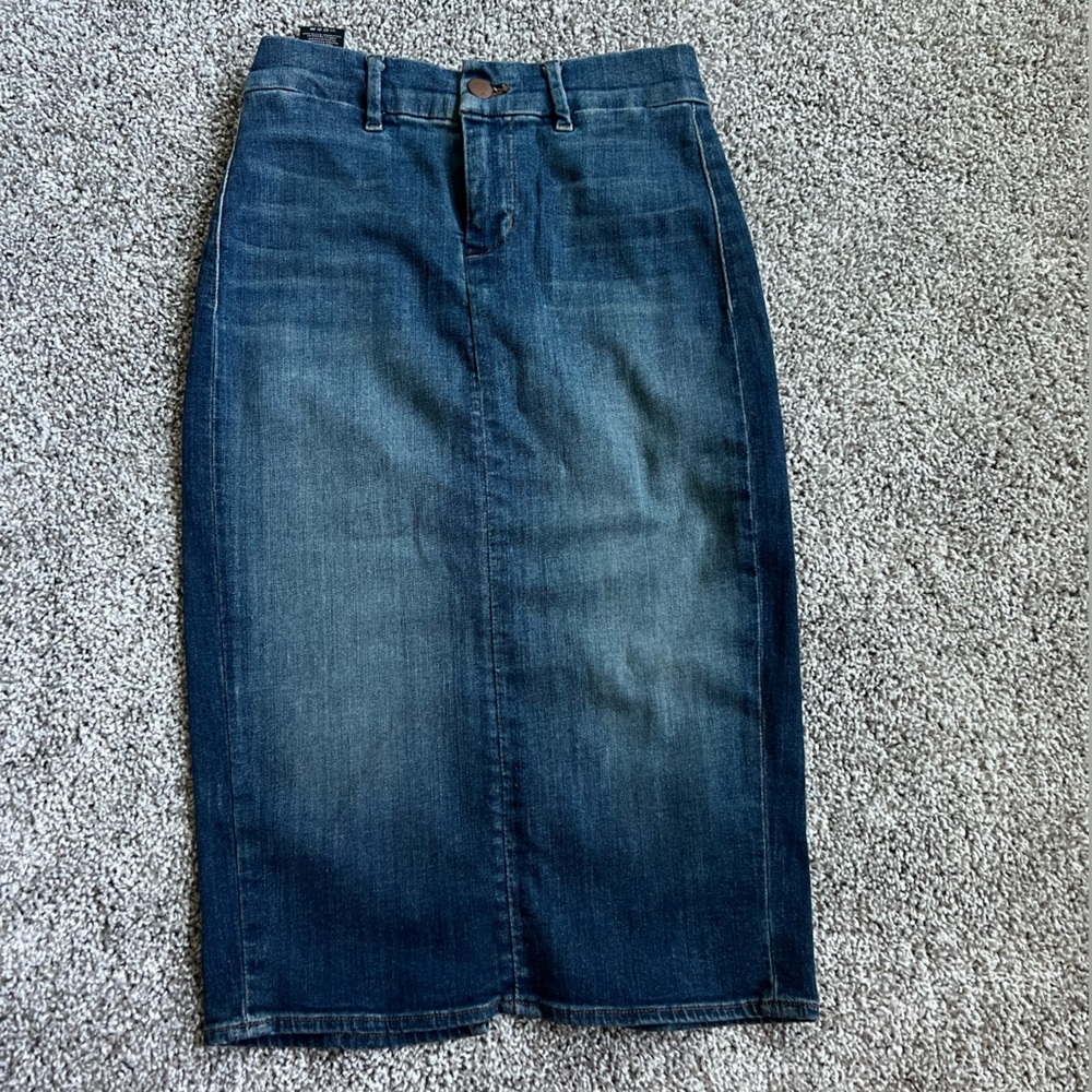 J Brand Blue Denim Skirt